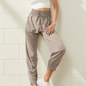 Women's Casual Brown Jogger Pants